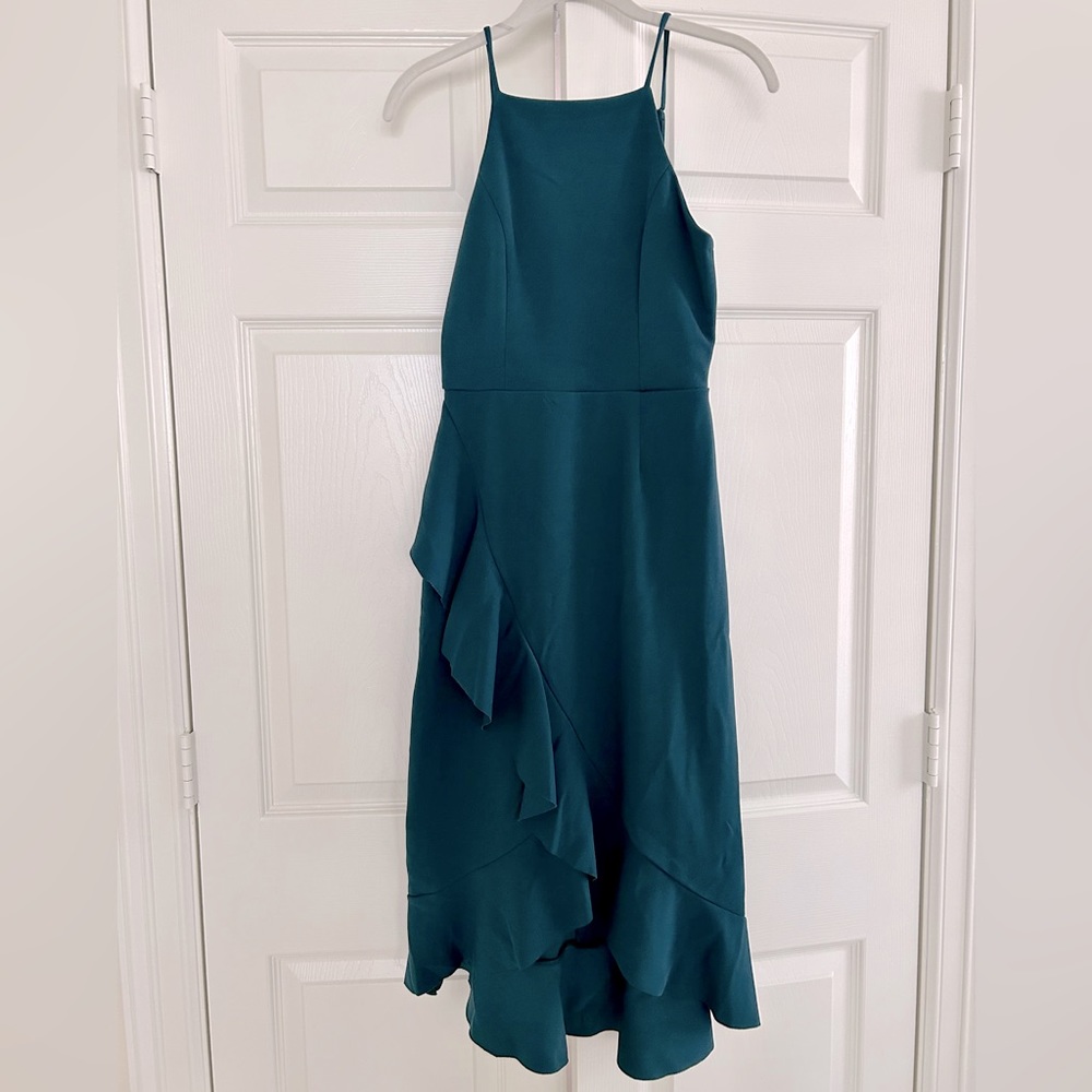 Francesca’s ruffle midi dress